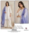 Hoor Tex 957 A and B Slub Cotton Embroidery Plazzo Suits 